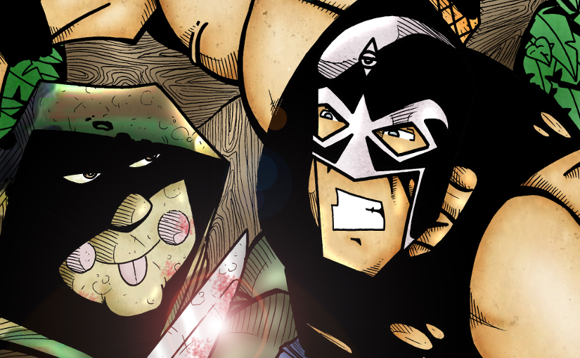 Azteq vs. The Prowler by Lucha Comics